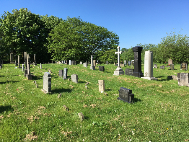 Upper burial ground