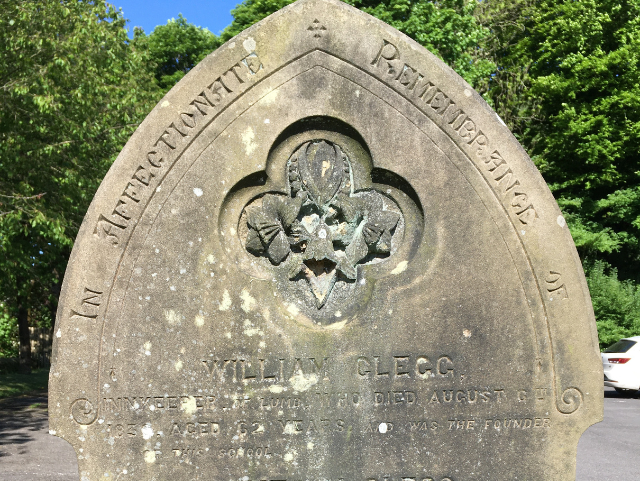 Headstone of William Clegg